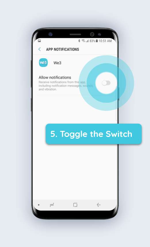 How to enable push notifications android step 5