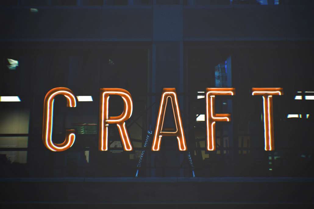 craft beer sign